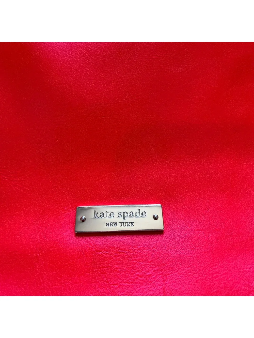 Kate Spade Bradshaw Bow Terrace Maraschino Red Leather Satchel Crossbody Bag